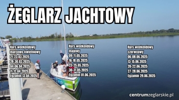 Kurs na żeglarza jachtowego - czerwiec 